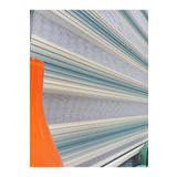 venedik home Stor Zebra Perde Brilliant Yeşil,krem Pliseli Zebra Stor