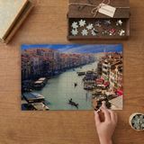 Venedik - Italya - Büyük Kanal Tasarımı 240 Parça Ahşap Puzzle Ahşap Kutuda MP05155