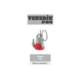 Venedik Pro VENEDİK PRO QSB-JH-400AM-1- 400W 220V SIFIRDAN EMİŞLİ SENSÖRLÜ DRENAJ DALGIÇ POMPA