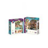 Venedik Ve Güne Merhaba İkili Set - 1000 + 500 Parça İkili Puzzle Seti