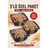 venefis Fettucine Makarna Seti 3'lü 330 Gr x 3 (Tam Buğday, Domatesli, Sade)