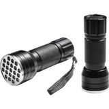 Venelda Uv Işınlı 21 Ledli 10 cm Metal Kasa Pilli El Feneri (81)
