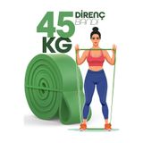 Venenon 45KG Barfiks Lastiği Gym Resistance Band Antrenman Kas Geliştirme Bandı Yeşil (Ultra Sert)