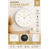 VENETTO LÜKS SADE DUVAR SAATİ 30 CM