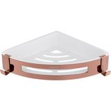Venezia Köşe Banyo Rafı Sky Rose Gold - Bakır