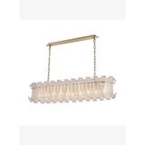Venezia Kristal Camlı Masa Üstü Avize - 125*35 cm