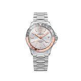 Venezianico 3521503c Nereide Gmt Kurmalı Otomatik Gri Çelik Erkek Kol Saati - Beyaz