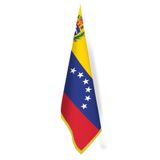 Venezuela Bayrağı -Ofis-Makam-Toplantı Odaları - Saçaklı Makam Bayrağı