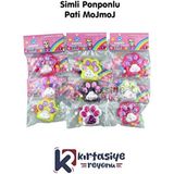 Venino Mojmoj Simli Ponponlu Kedi Patisi Sukuşi - 1 Adet - Çok Renkli