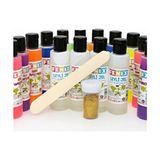 Venino Ultra Slime Yapım Seti 12 Renk 70 ml Yapıştırıcı 4 Adet 70 ml Sıvı Boraks + Toz Sim - Japon Yapıştırıcısı