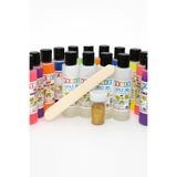 Venino Ultra Slime Yapım Seti 12 Renk 70 Ml Yapıştırıcı 4 Adet 70 Ml Sıvı Boraks + Toz Sim