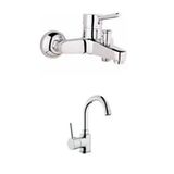 Venita Delta Lavabo Bataryası + Aç Kapa Banyo Bataryası