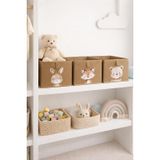 Venita Home 3'lü Çocuk Odası Düzenleyici Saklama Kutusu, Dolap Içi Düzenleyici, Oyuncak Sepeti 26x36x19 cm