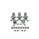 Venita Metal Gövdeli 4 Alt 4 Üst Duşakabin Cam Kabin Tekerleği Takım 24 Mm