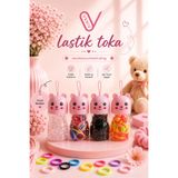 VENİV 4’lü Lastik Toka Seti – Kutulu Renkli Saç Lastikleri – Çocuk & Kadın Saç Tokası – Saç Aksesuarı