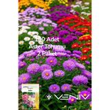 VENİV AGRİCULTURE 100 Adet Aster Çiçeği Tohumu 2 Paket