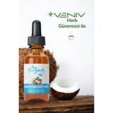 Veniv Herb %100 Doğal Hindistan Cevizi Yağı 20 ml - Bitkisel Sabit Yağ