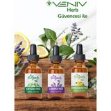 Veniv Herb %100 Doğal Yağ Seti - Çay Ağacı Yağı - Lavanta Yağı - Limon Kabuğu Yağı 3X20 ml