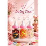 VENİV Renkli Lastik Toka - Elastik Tasarım - 1 Kutu