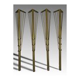 VennaHome Gold 75cm-4'lü Demir Masa Ayak, Demir Ayak , Dresuar Ayağı, Masa Ayağı, Demir Ayaklar, Masa Ayakları