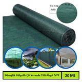 Venoa Bahçe Çit Fileli Örtü Güneş Koruyucu Gölgelik 150X2000 cm