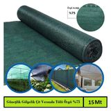 Venoa Bahçe Çit Fileli Örtü Güneş Koruyucu Gölgelik 200X1500 cm