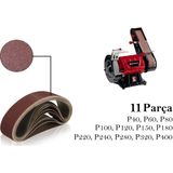 Venoa Einhell Bant Zımpara Kağıdı 11 Parça Ahşap ve Metal İçin Dayanıklı Suni Reçine