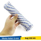 Venoa Iskota Örgülü Halat 6 mm 200 mt