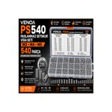 Venoa PS540 Paslanmaz Setskur Vida Seti M3, M4, M5 Çantalı 540 Parça
