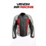 Venom Aır Racıng Kırmızı Gri 4 Mevsim Motosiklet Montu