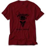 Venom Black Metal Kırmızı Tişört Liyada - 5XL