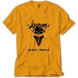 Venom Black Metal Sarı Tişört Liyada - 2XL