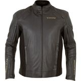 Venom D2 Motosiklet Montu Deri 4 Mevsim Leather Racing Mont Siyah - 4XL
