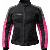 Venom Dynamic 4 Mevsim Ce Korumalı Pembe Kadın Motorcu Montu (Bir Beden Büyük Alınız) - XL