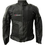 Venom Dynamic 4 Mevsim Siyah Gri Motosiklet Montu - Siyah - Gri - 4XL