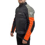Venom Dynamic 4 Mevsim Siyah Turuncu Motosiklet Montu - Siyah - Gri - Turuncu - 2XL