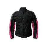 VENOM Dynamic Kadın 4 Mevsim Siyah-pembe Motosiklet Montu (KALIPLAR DARDIR BÜYÜK SİPARİŞ VERİNİZ)