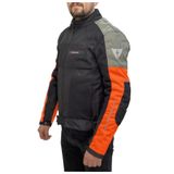 VENOM Erkek Dynamic Siyah Gri Turuncu Motosiklet Montu 4 Mevsim (KALIPLAR DARDIR BÜYÜK SİPARİŞ VERİNİZ)