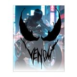 Venom Face Araba, Motorsiklet, Kask, Laptop,cam Sticker 15x21 Cm