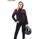 Venom Kadın Kırmızı Dynamıc Pro Ceket 3 Katlı Oxford Kumaş Yamaha YZF Uyumlu - XL