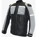 Venom Motosiklet Montu Uzun Siyah-Gri Discovery Mont 4 Mevsim Uzun Motorcu Montu - Siyah - Gri - 2XL