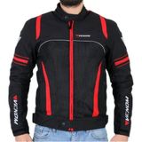 Venom Motosiklet Motorcu Siyah-Kırmız Spin Yazlık Motorcu Mont - Siyah - Kırmızı