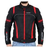 Venom Motosiklet Spin Yazlık Mont Siyah-Kırmızı Motorcu Montu