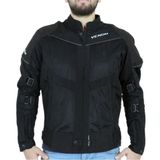 Venom Rock Cordura Erkek Motosiklet Ceketi Fileli Yazlık Motorcu Montu