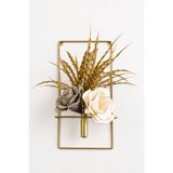 VENON 1 Adet || DİKDÖRTGEN ÇİÇEKLİK ESKİTME ANTİK || 20 X 40 || Duvar Çiçekliği Metal Duvar Vazosu Dekoratif Duvar Saksılığı Modern Duvar Dekoru ANTİK ESKİTME ||