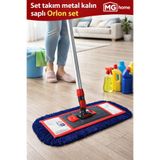 VENON 1 SET MAVİ 50 CM Set 💙Palet+Sopa+Mop Nemli Mop Nemli Kurulama Nemli Mop Seti MAVİ ORLON Temizlik || ⚠️ MAVİ ORLON TOZ ALMAK İÇİNDİR || MAVİ ORLON TOZU TOPLAR KURU KULLANIM ⚠️ TOZU HAPSEDER