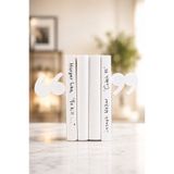 VENON 2 Adet || BEYAZ ""TIRNAK İşareti "" Metal Kitap Desteği Kitap Tutucu Ev Ve Ofis Dekoratif Dekoratif Kitap Desteği Masaüstü Kitaplık Düzenleyici Raf Kitap Dayanağı Ofis Ev Çalışma Masası Kitap Stoperi