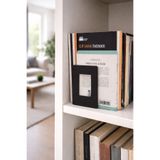 VENON 2 Adet ❤️ Siyah ❤️ Dikdörtgen Modern ❤️Kitap Tutucu Kitap Desteği Metal Kitaplık Ev Ofis