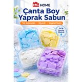 VENON 2 Paket 100 Yaprak 🧼 Eriyen Mini Kağıt Sabun 🧼 Çocuk, Okul, Kamp İçin Çanta Boy Sabun Hijyenik 🧼