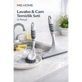 VENON 2 Parça ❤️ Mutfak Lavabo Temizlik Seti ❤️Çekçek Ve Lavabo Fırça Temizlik Seti Banyo Mutfak